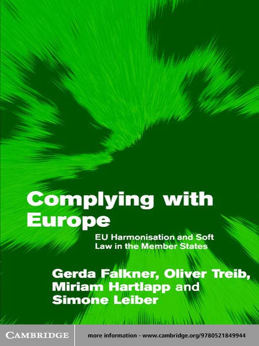 Title details for Complying with Europe by Gerda Falkner - Available